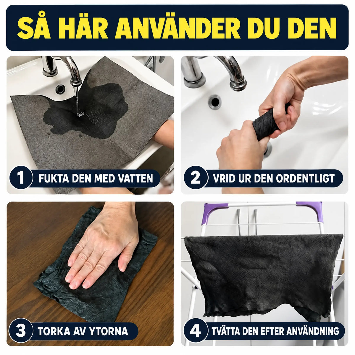 Magic Trasor - Rengör med bara vatten